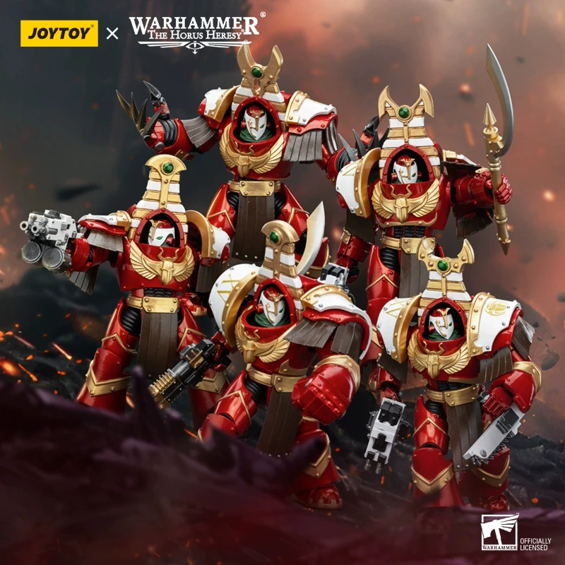 JOYTOY Warhammer 40k 1/18 Thousand Sons Sekhmet Terminator Cabal Series Anime Action Figures Collection Model Toys Gifts