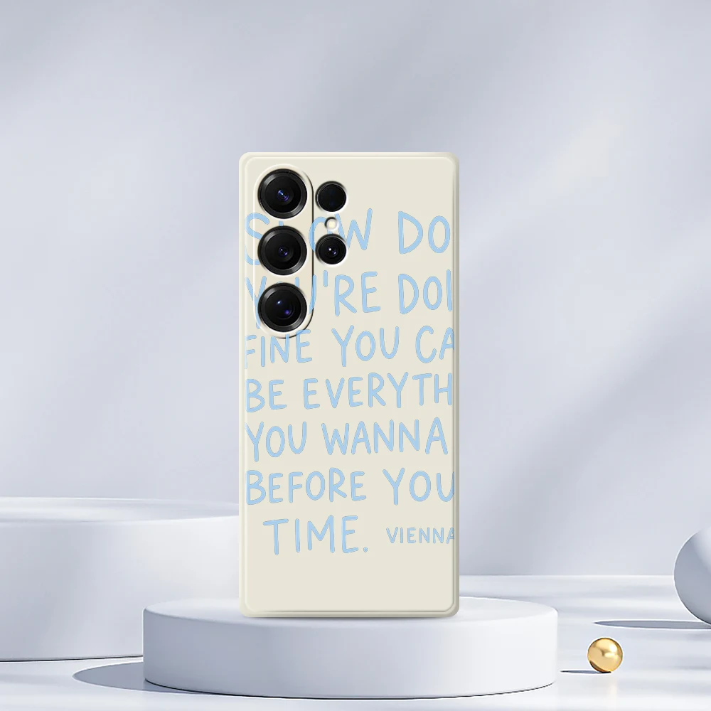 ملهمة النص الحالات الهاتف لسامسونج S21 S22 S23 S24 S25 الترا زائد 5G S20 FE S10 زائد S21 FE S23FE S24FE غطاء سيليكون #3