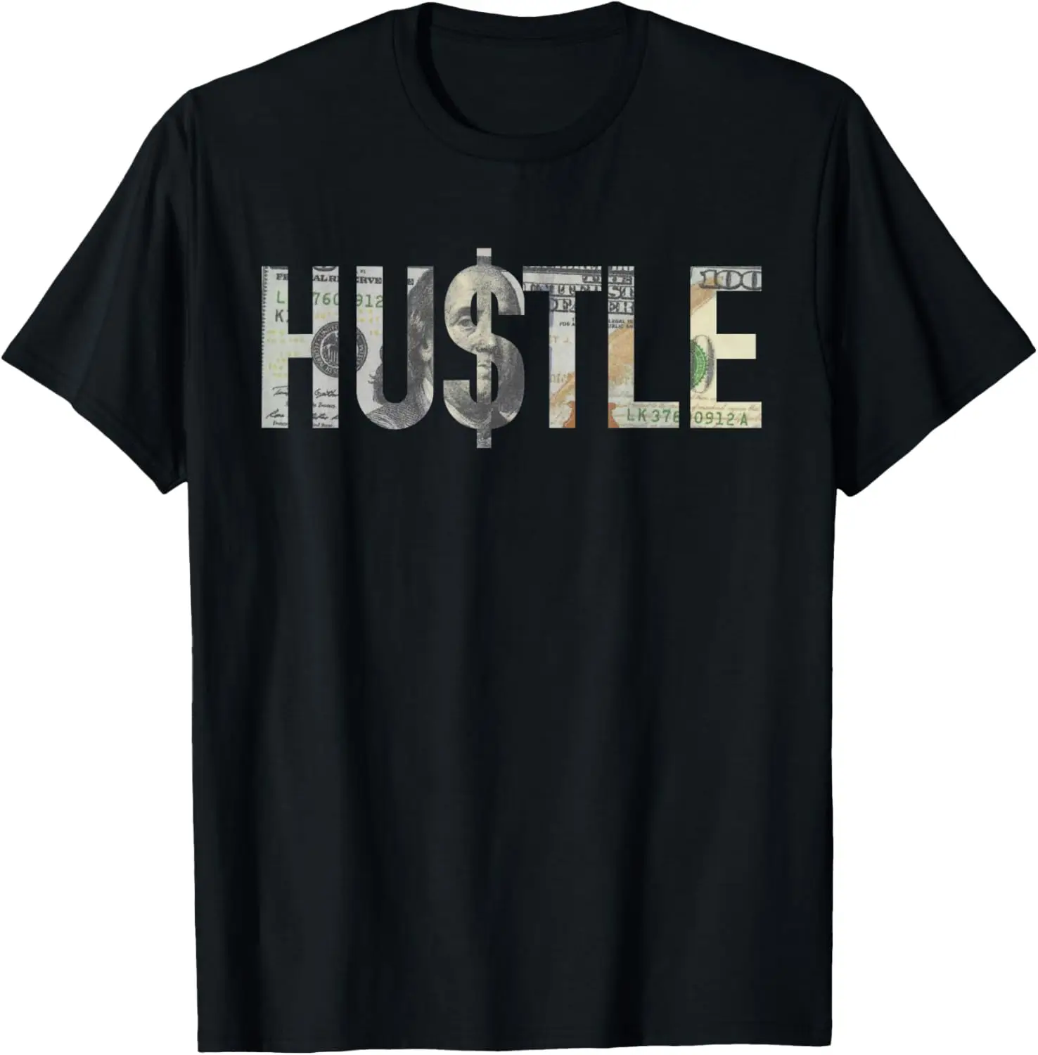 Camiseta Hustle 100 Dollar Bill Camiseta empreendedor de Natal