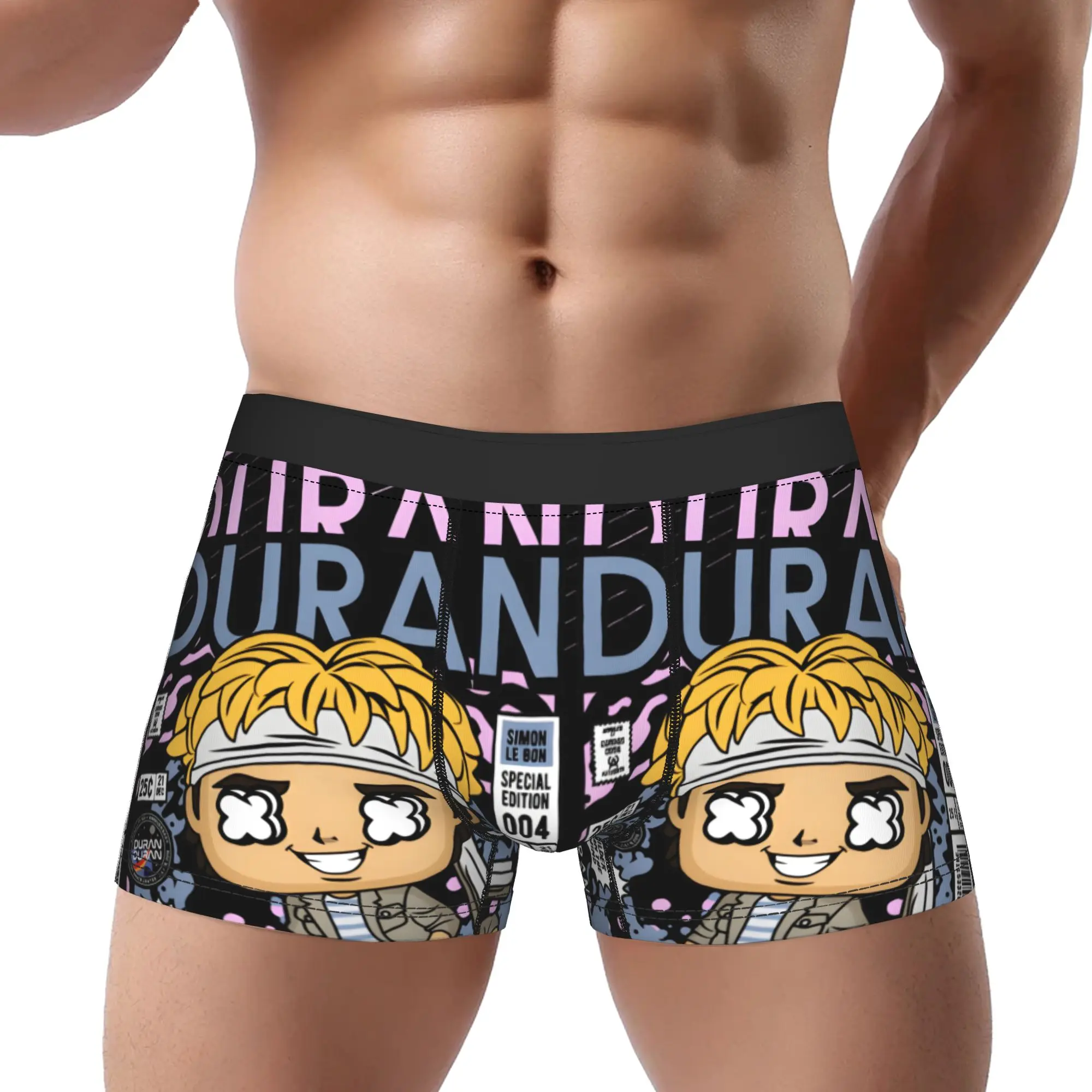 Pop Art Duran Duran Underpants Homme Panties Ropa interior para hombre Pantalones cortos cómodos Calzoncillos tipo bóxer