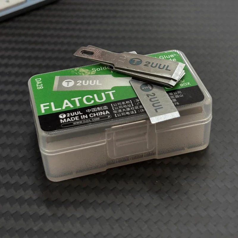 

2UUL DA28, 5 шт./упак., лезвия для быстрого удаления клея с плат (Flatcut-solder Pad Underfill Glue), инструмент для удаления клея с чипов материнских плат и процессоров