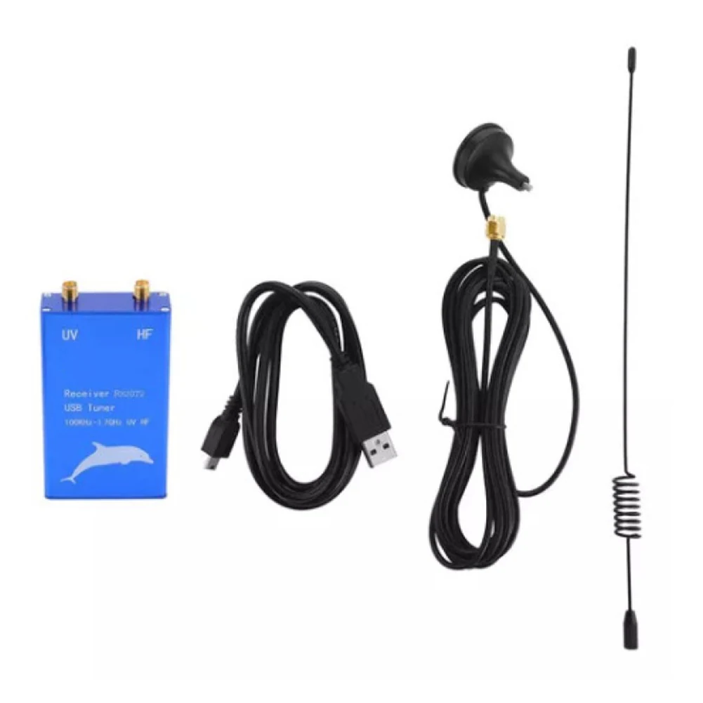

1pc RTL2832U+R820T2 100Khz-1.7Ghz UHF Vhf Hf Rtl. USB Tuner Receiver AM FM Radio High-selling Tool Accessories