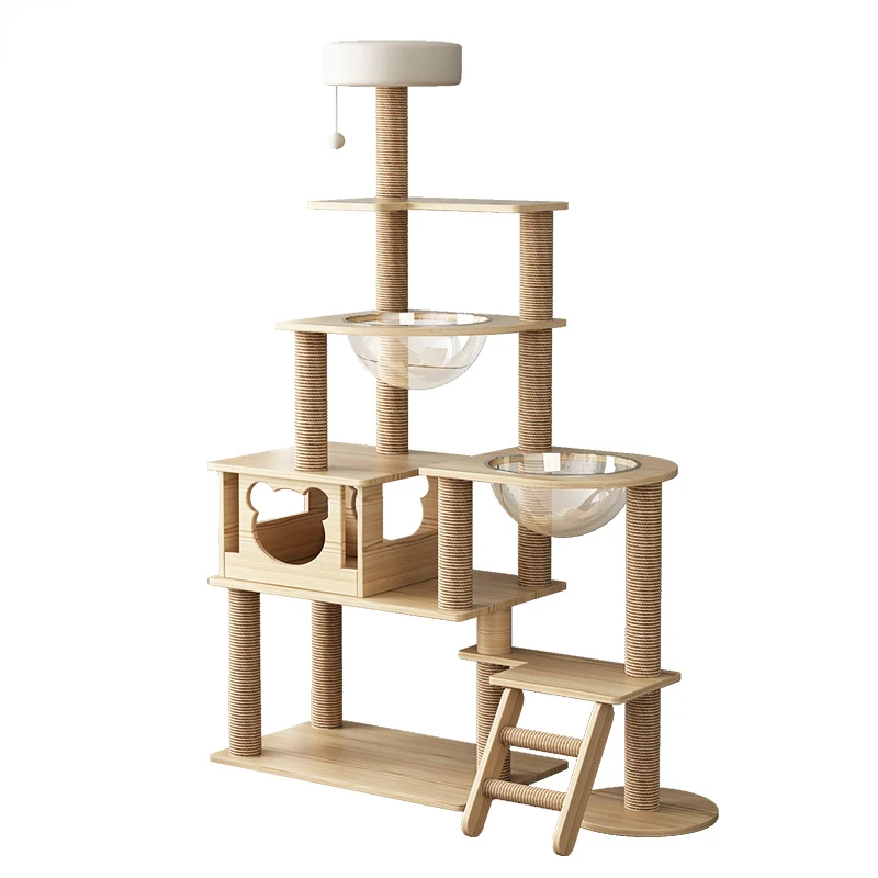 Cat Scratchers Cat Nest Cat Tree One Space Capsule Tunnel Cat Jumping Platform Four Seasons Universal Large Cat Toy Cat Supplies