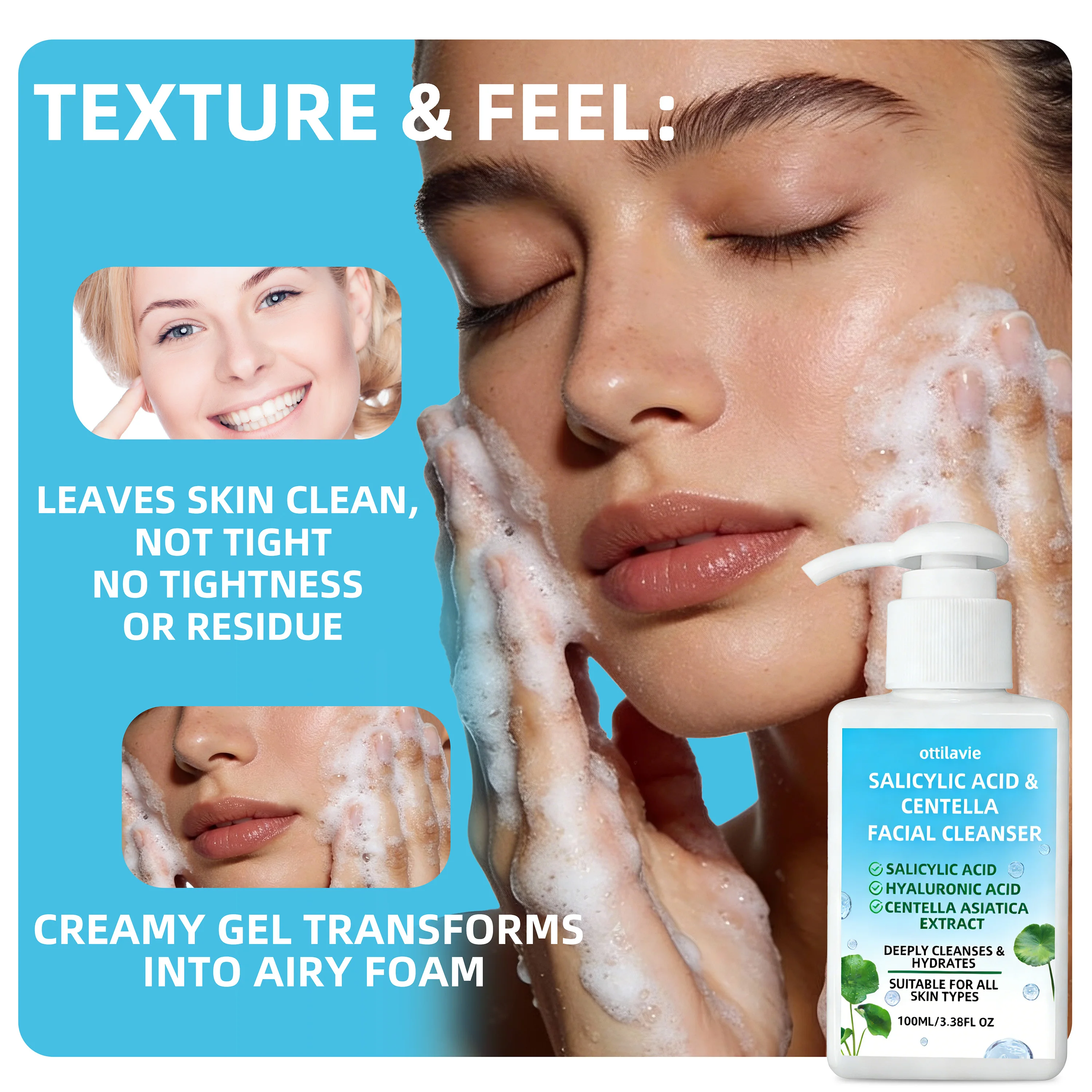 Gel de Limpeza Facial Ottilavi - Glycolic Acid Exfoliant avaliação e preço