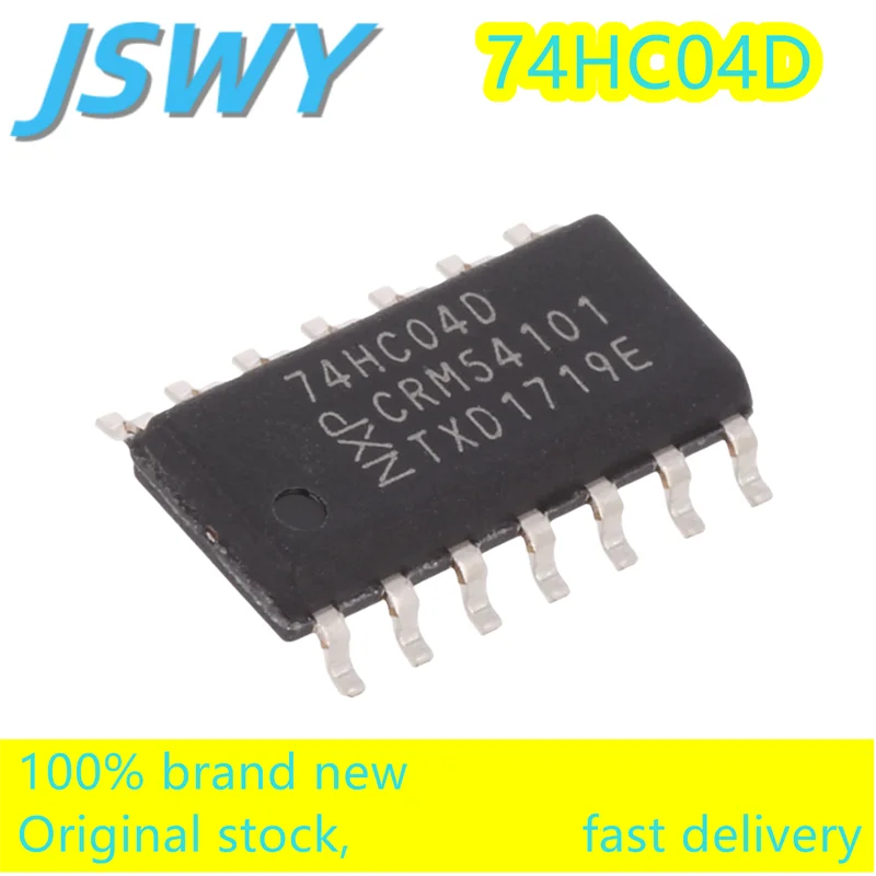 

(50/200PCS) 74HC04D SOIC-14 100% brand new, original, high-speed CMOS hex inverter chip. In stock, fast shipping.