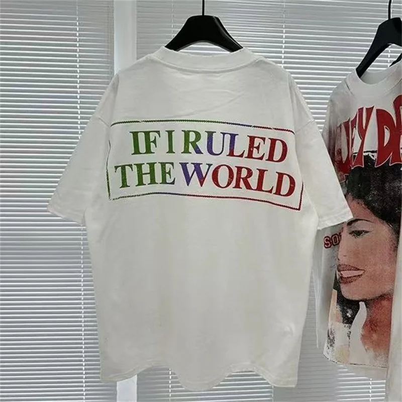 

Мужские футболки VALLEY с красочным логотипом и буквами, большие женские белые футболки из чистого хлопка с короткими рукавами