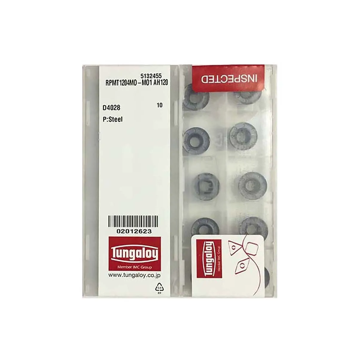 

Tungaloy 100% Original RPMT RPMT1204MO RPMT10T3MO RPMT08T2MO M01 AH120 Milling And Turning Milling Cutter