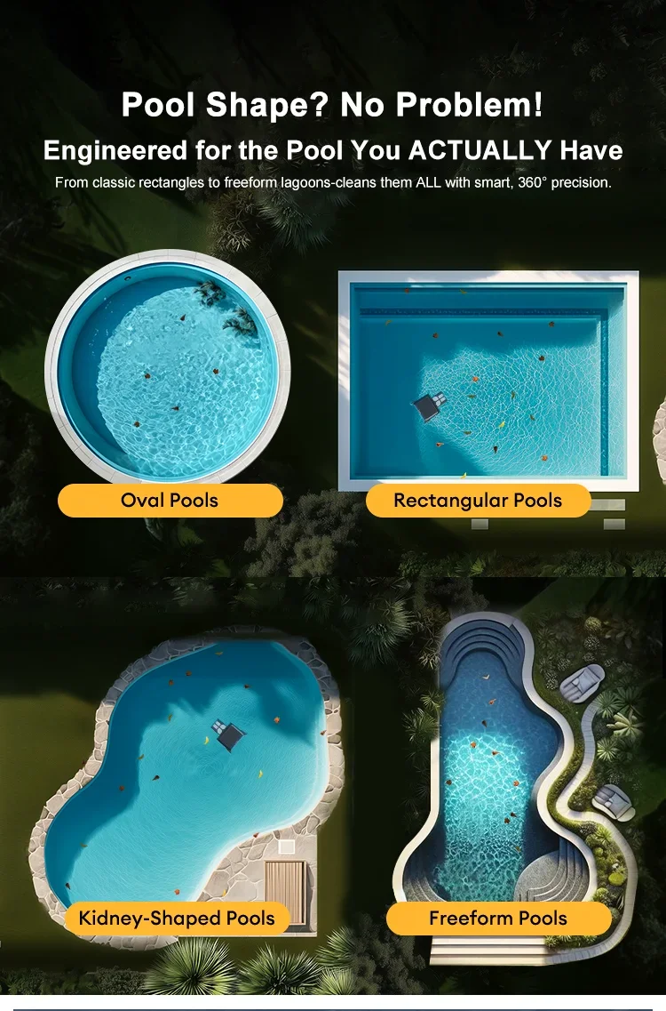 Rechargeable 5200mAh Solar Robotic Pool Skimmer Automatic 24/7 Continuous Cleaning Robot for Salt Chlorine Swimming Pool