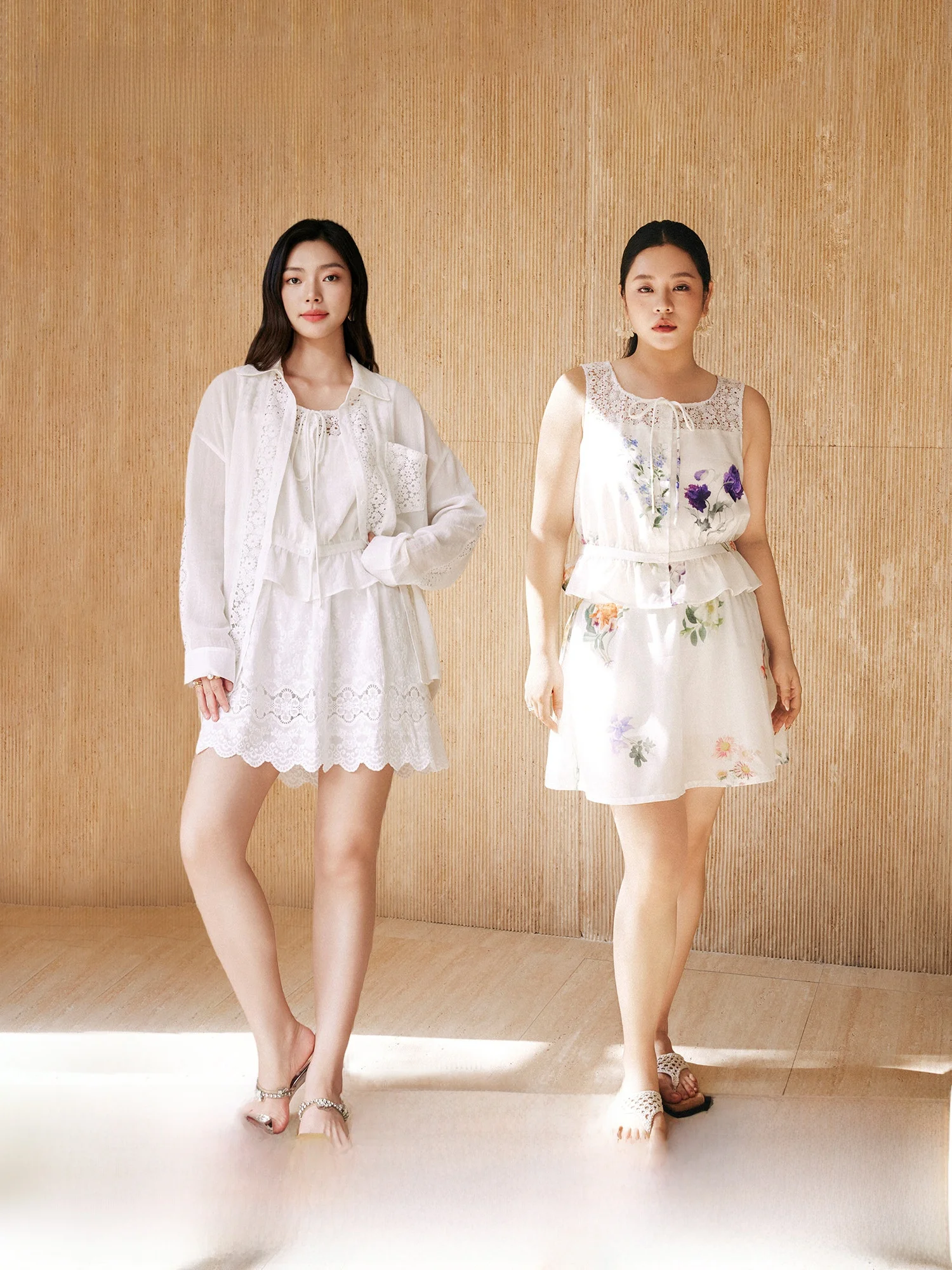 

Plusmall Snow Language Хлопковая футболка с ароматом жасмина и кружевной отделкой, ажурная футболка с цветочным узором и ремешком...