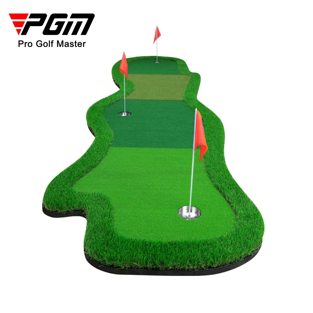 PGM-asistente profesional de Golf verde para interiores y exteriores, accesorios de entrenamiento de Putting de velocidad, 1x4m, GL015