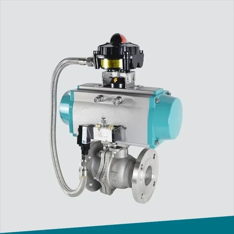 

Pneumatic explosion-proof ball valve full diameter zero leakage pneumatic valve