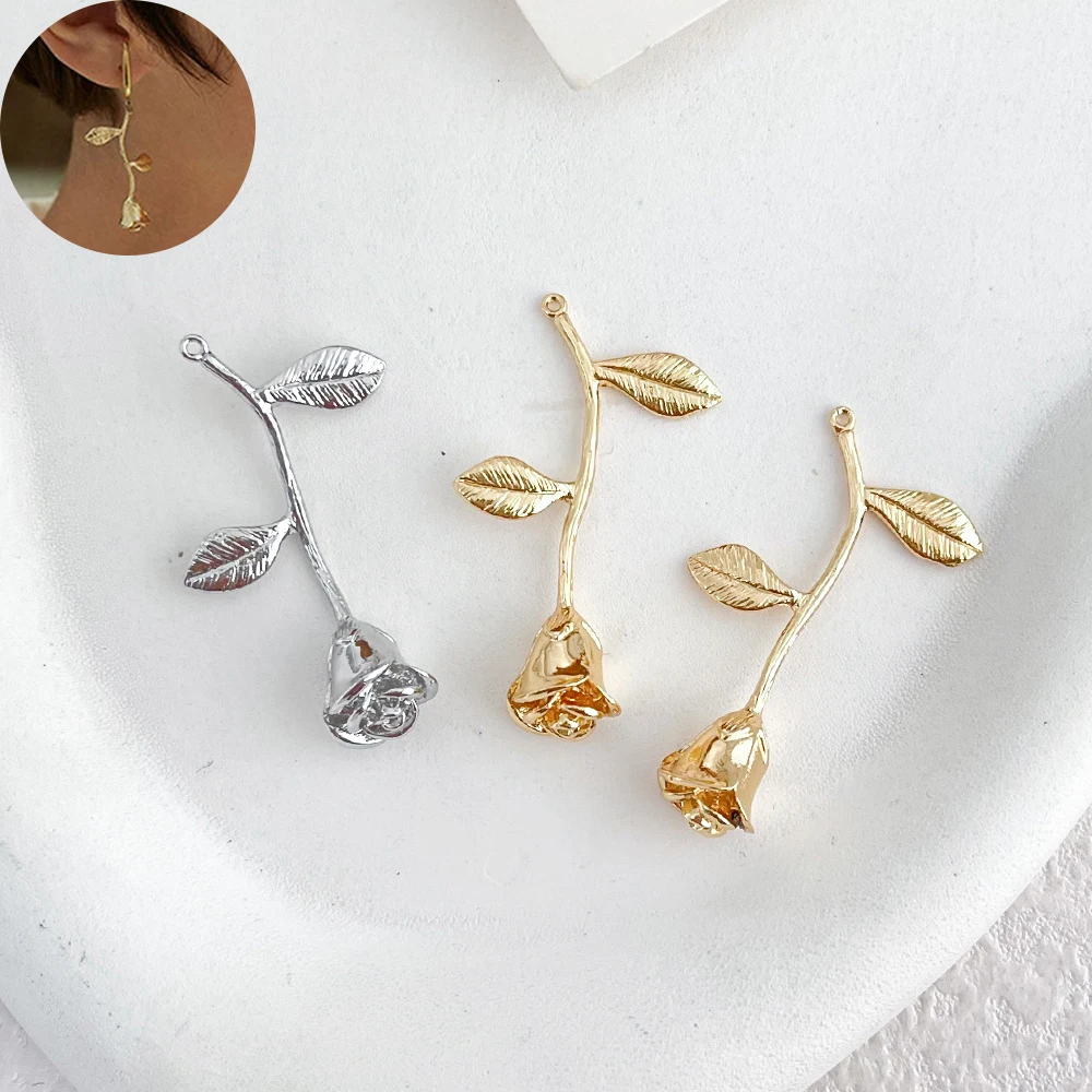 

Cordial Design 30Pcs 24*39MM DIY Accessories/Copper Pendant/Flower Shape/Jewelry Findings & Components/Hand Made/Charms #196328