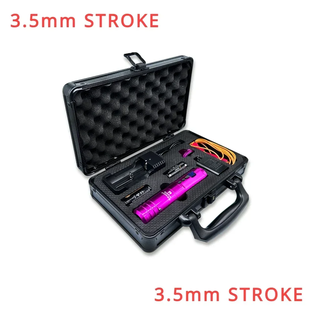 3.5mm stroke Professional 4 colors light saber wireless tattoo pen set permanent makeup machine