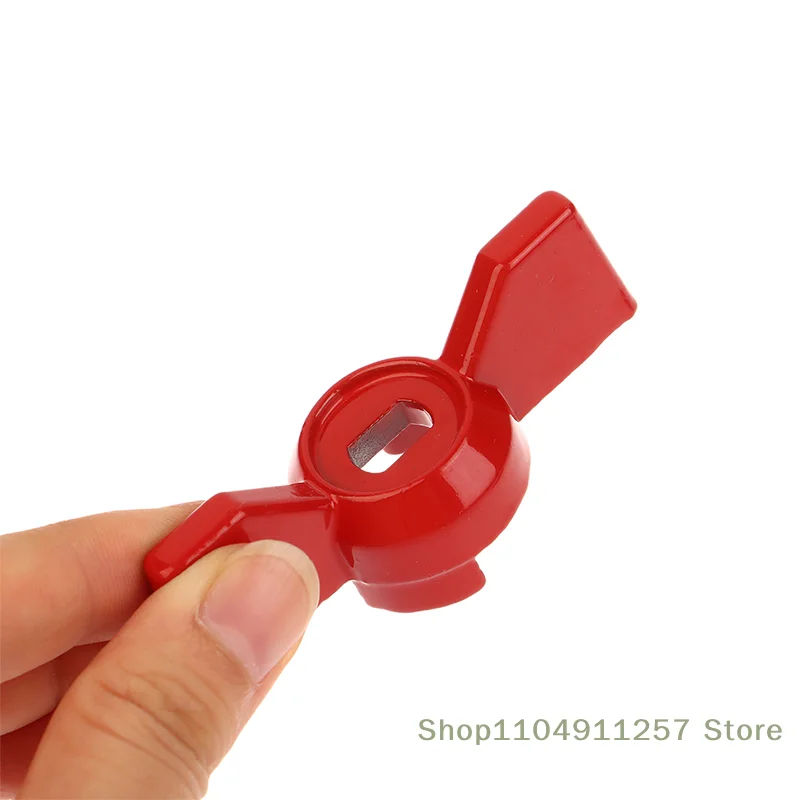 

Aluminum Ball Valve Handle Kit with Wrench, Pack of 2, Red Butterfly Design