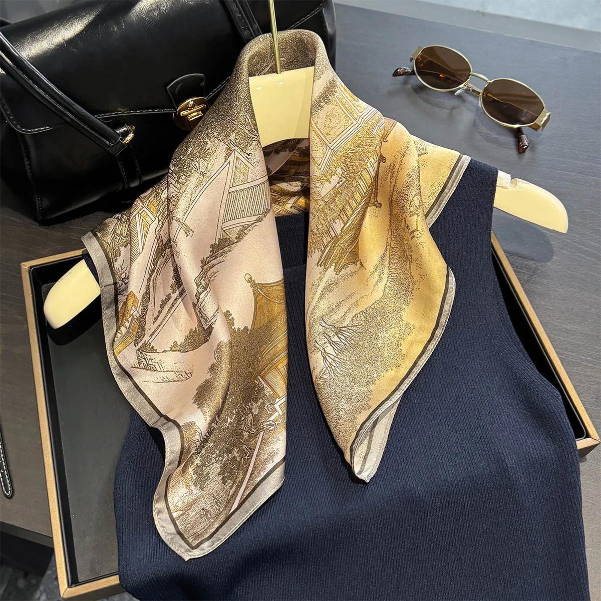 Brand 100% Natural Silk Scarf  - Women'S Fashion Poncho review and price
