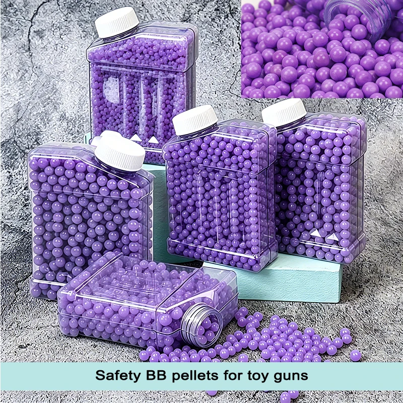 

33XX 7-8mm Safety Purple BB Pellets for Toy Guns Outdoor Shooting Game Accessories