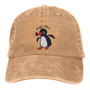 Noot Baseball Cap für Männer und Frauen, Visierschutz, Snapback, Pinguin, Pinguin, TV -Deckel 6 Hauptverkaufskappe Penguin - №4