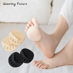 Clowing Future 2 Pairs Women Half Socks Breathable Non-slip Heels No Show Toes Five-finger Socks Invisible Open Toe Sandals Sox