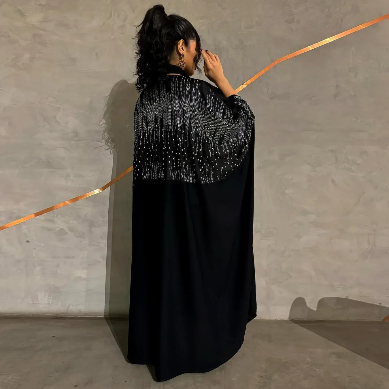 Robe Cardigan en diamant, taille unique, vêtements pour femmes musulmanes, mode du moyen-orient, Burqaut Abaya, nouvelle collection