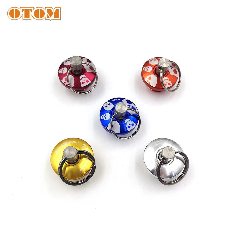 OTOM Motorcycle CNC Aluminum Oil Filler Plug Cap Eccentric Lock Safety Anti-theft Oil Drain Sump Nut For ZONGSHEN NC250 NC450