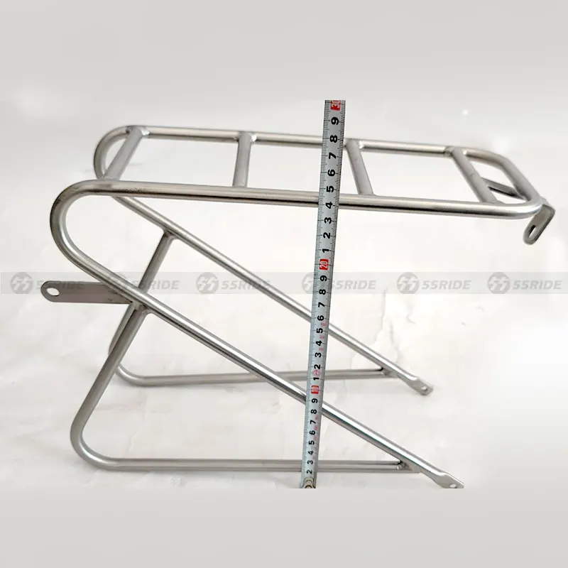 Titanium Alloy Gravel Bike Front Carrier, Travel Bicycle, Long-Distance Front Rack, Bicycle Accessories, 26, 27, 29, 700C