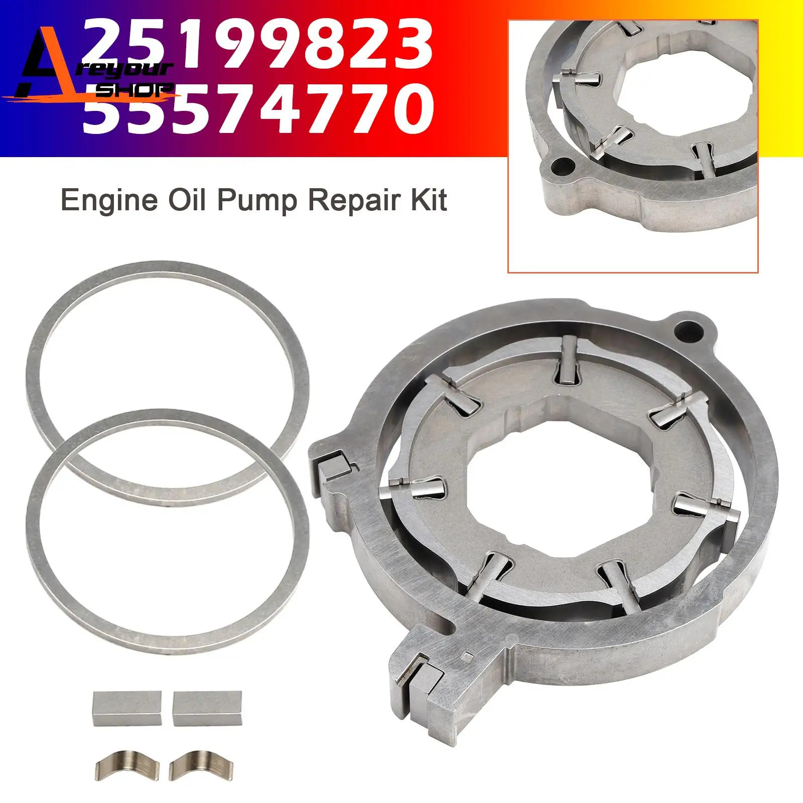 

Engine Oil Pump Repair Kit for Vauxhall Z12XEP A12XER 1.2 1.4 Petrol 25199823