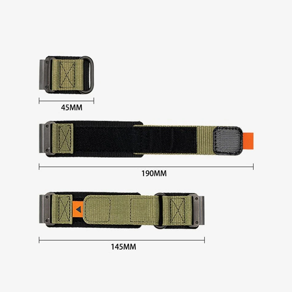 Outdoor Sports Nylon Band for Garmin Watch Fenix 8 7X Pro 6X 5X Enduro 3 Velcro Strap For Garmin Tactix 7Pro Instinct 2X 22/26mm view 5