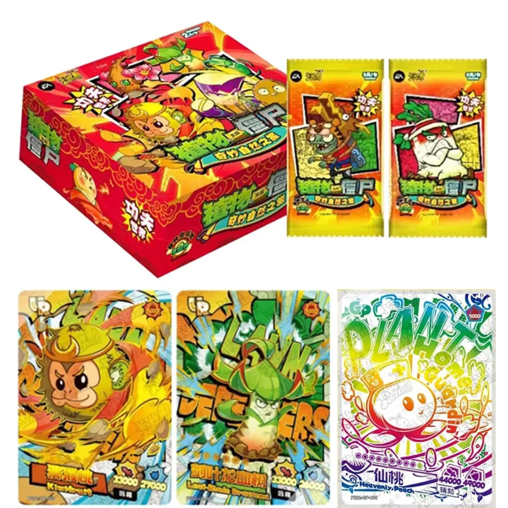 KAYOU Plants Vs. Zombies Card Wonderful Nature Trip GP Card Genuine Toy Game Peripheral Collection Card Toys Gifts