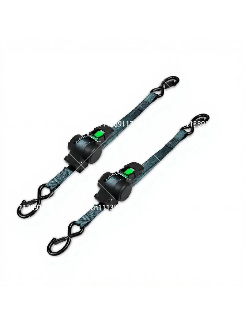 Cargo Automatic Contraction Tensioner Strap Self-Driving Travel Luggage Motorcycle Tie Down Straps