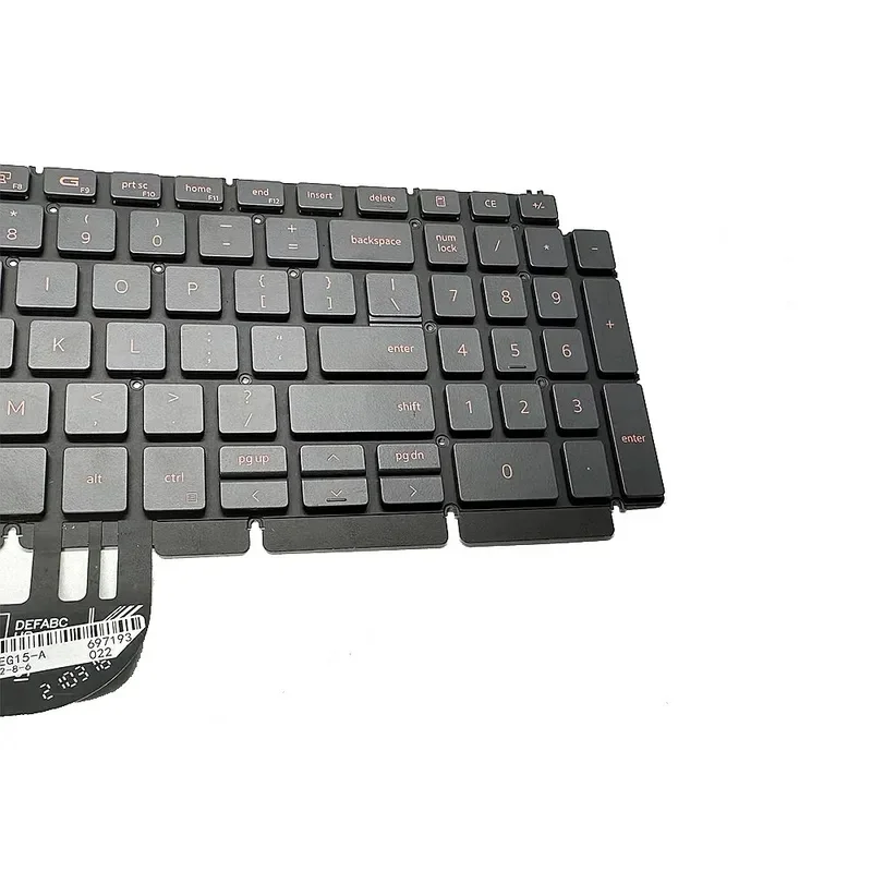 dl+For DELL G15 5510 5511 5515 5520 0H4XRJ Backlit US Laptop Keyboard Replacement New