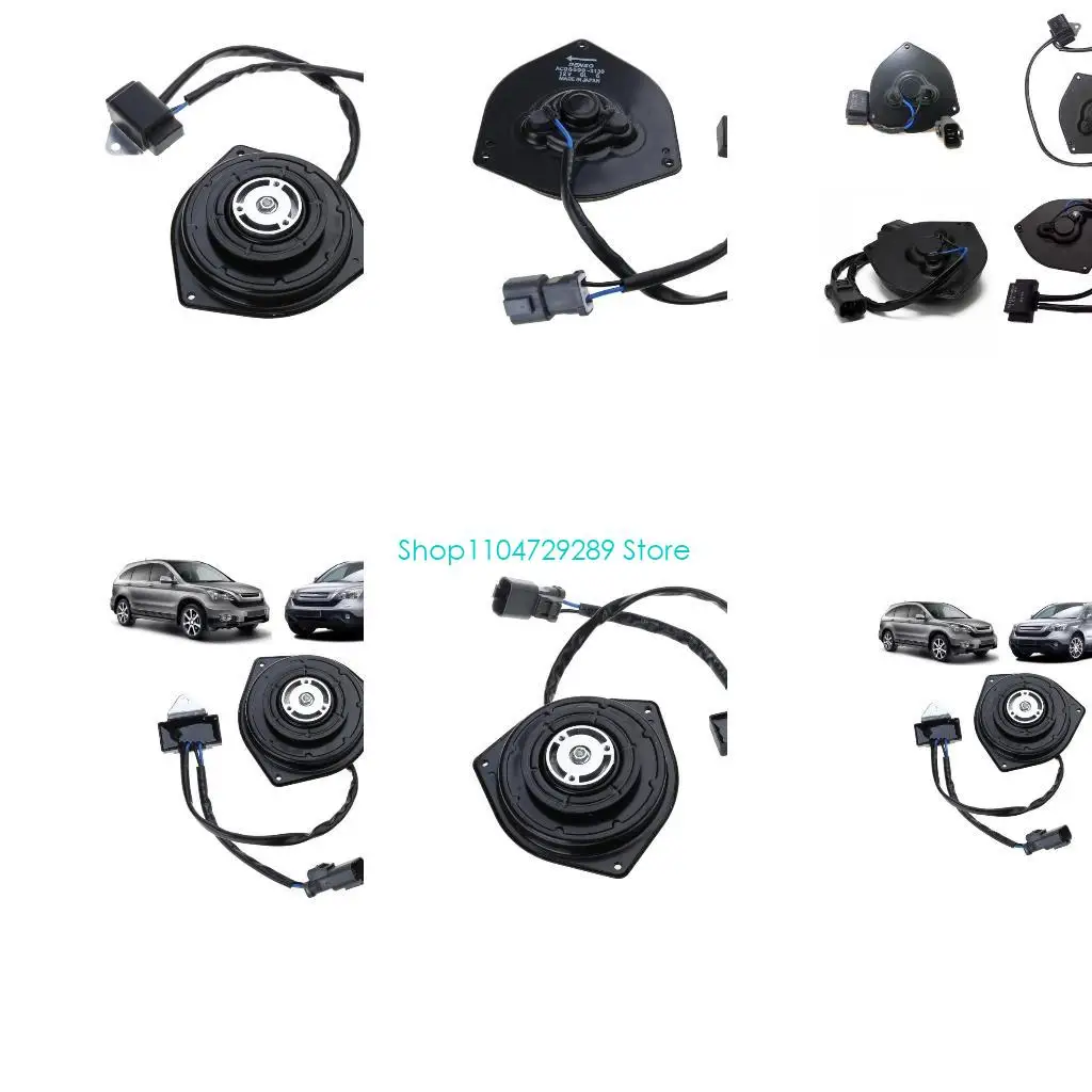 D8KE Automotive Cooling Fan Motor with 2 Pins, 12V Direct Current, for 38616-PWA-A01