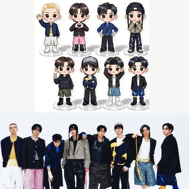 Акриловая табличка Stray Kids SKZOO с Ли Лонгфу, Фан Цань, Ли Минхао, Хуан Сюаньчэнем, высота 6 см, подвеска LP016