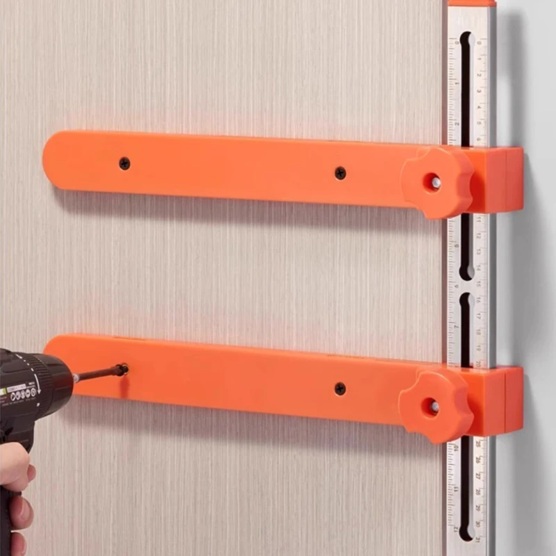 Drawer Rail Assistant Wardrobe Cabinet Quick Fixing Positioning Punching Installation Tool Adjustable Splicing DIY Artifacts