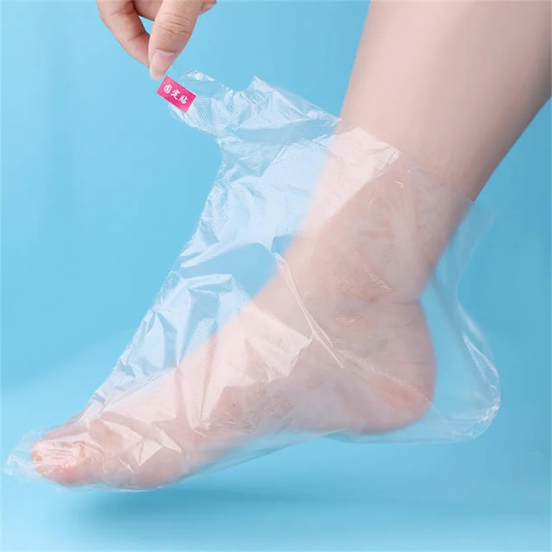 100/200/500PCS Foot Cover Disposable Plastic Foot Bags SPA Detox Covers Prevent Foot Infection Chapped Feet Care Pedicure Film