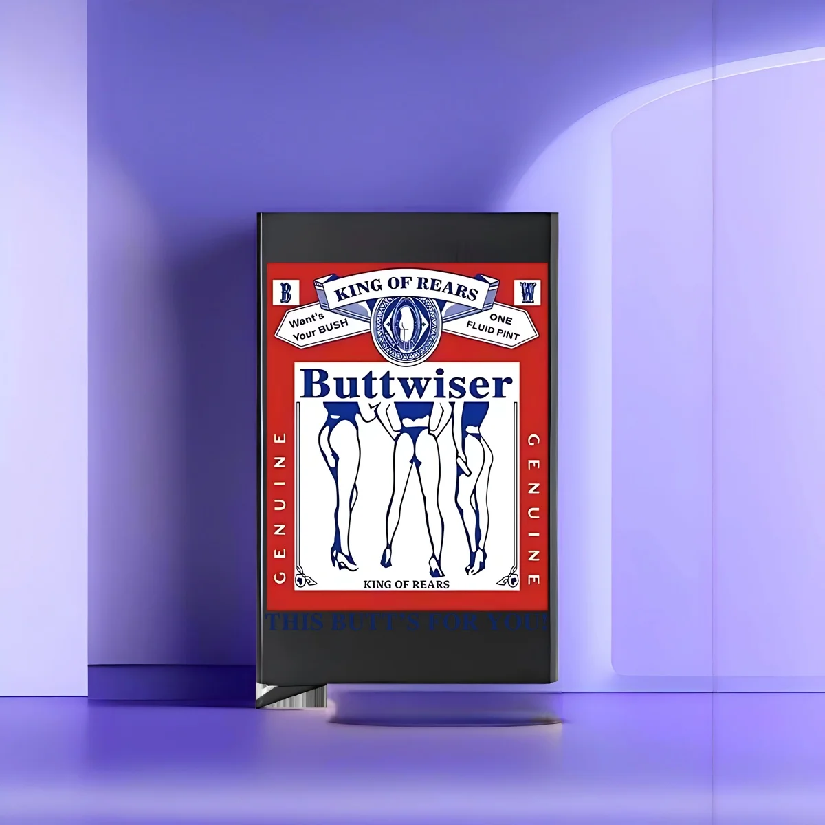 

Флаг Buttwiser 2026, новый стиль, модный футляр для карт с принтом, различные варианты цвета, простой в использовании, компактный для ежедневных потребностей