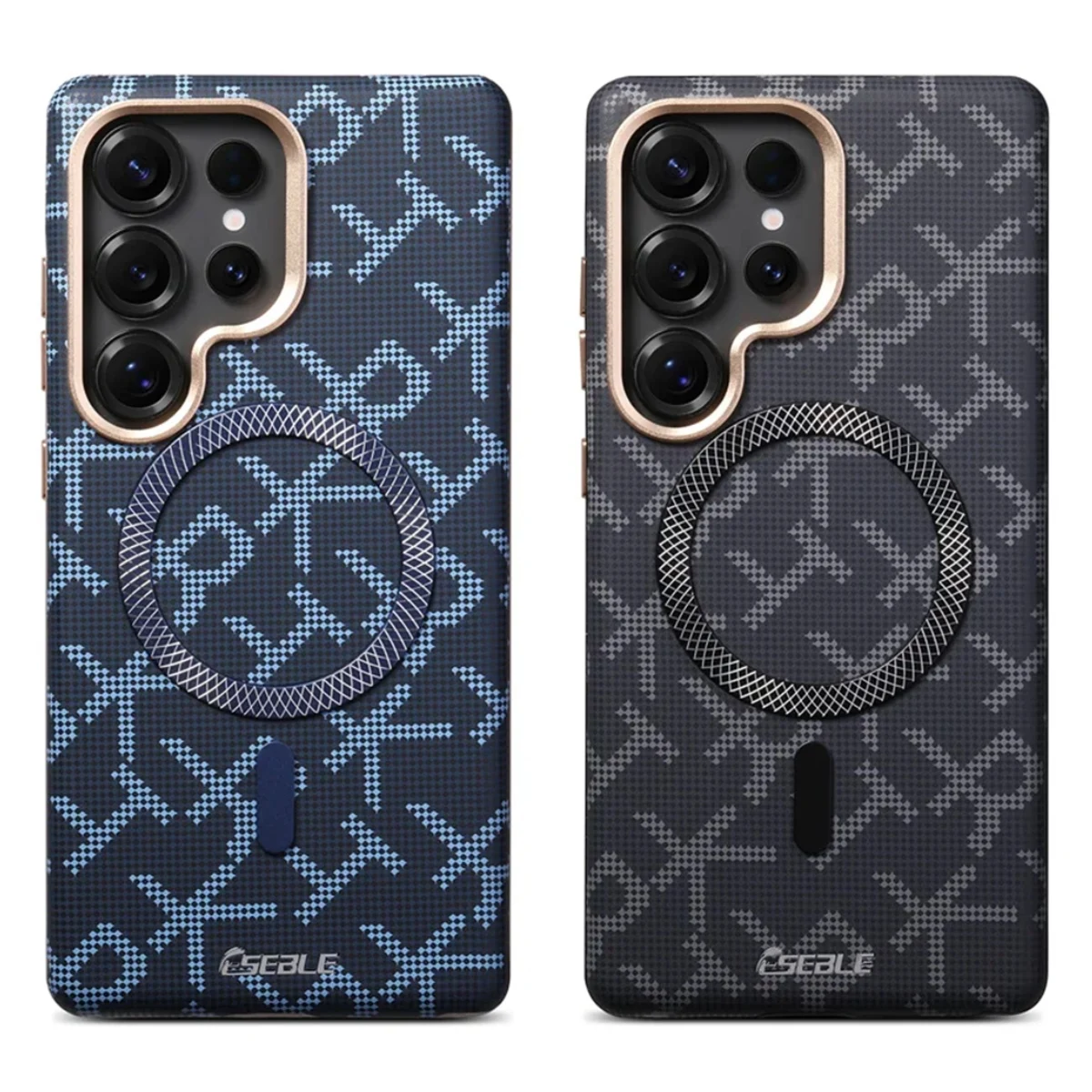 Magnetic Wireless Charging Leather Case for Samsung Galaxy S