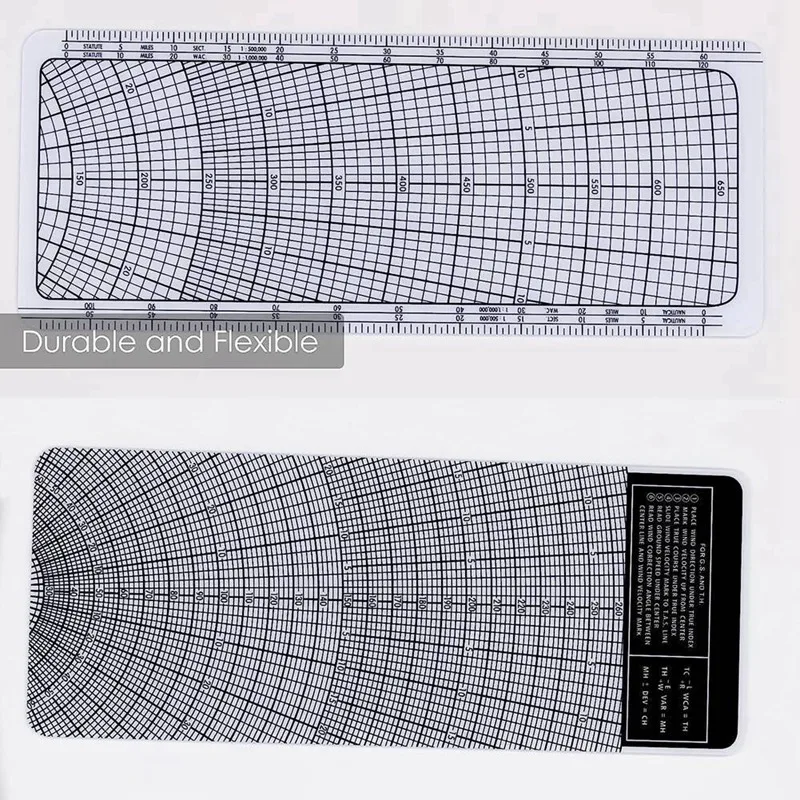 Imagem -05 - Aviação Circular Slide Rule E6b Aviação Plotter Aviação Formação Piloto Formação Estágios Usado