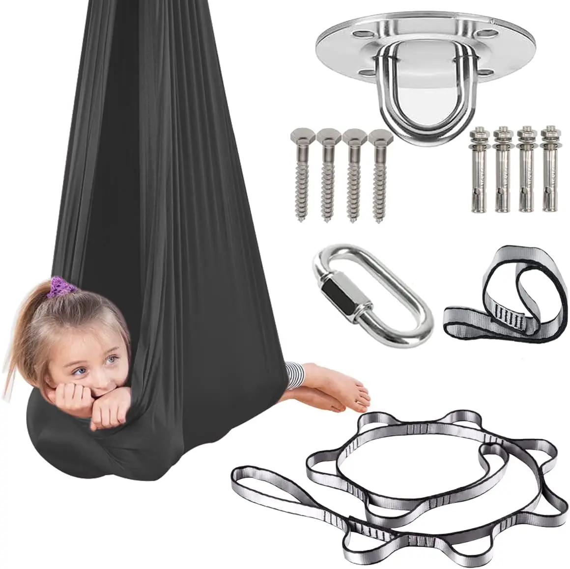 

Therapy Sensory Swing For Kids And Adult Indoor Cuddle Swing Outdoor Hammocks Has Calming Effect On Child For Children With