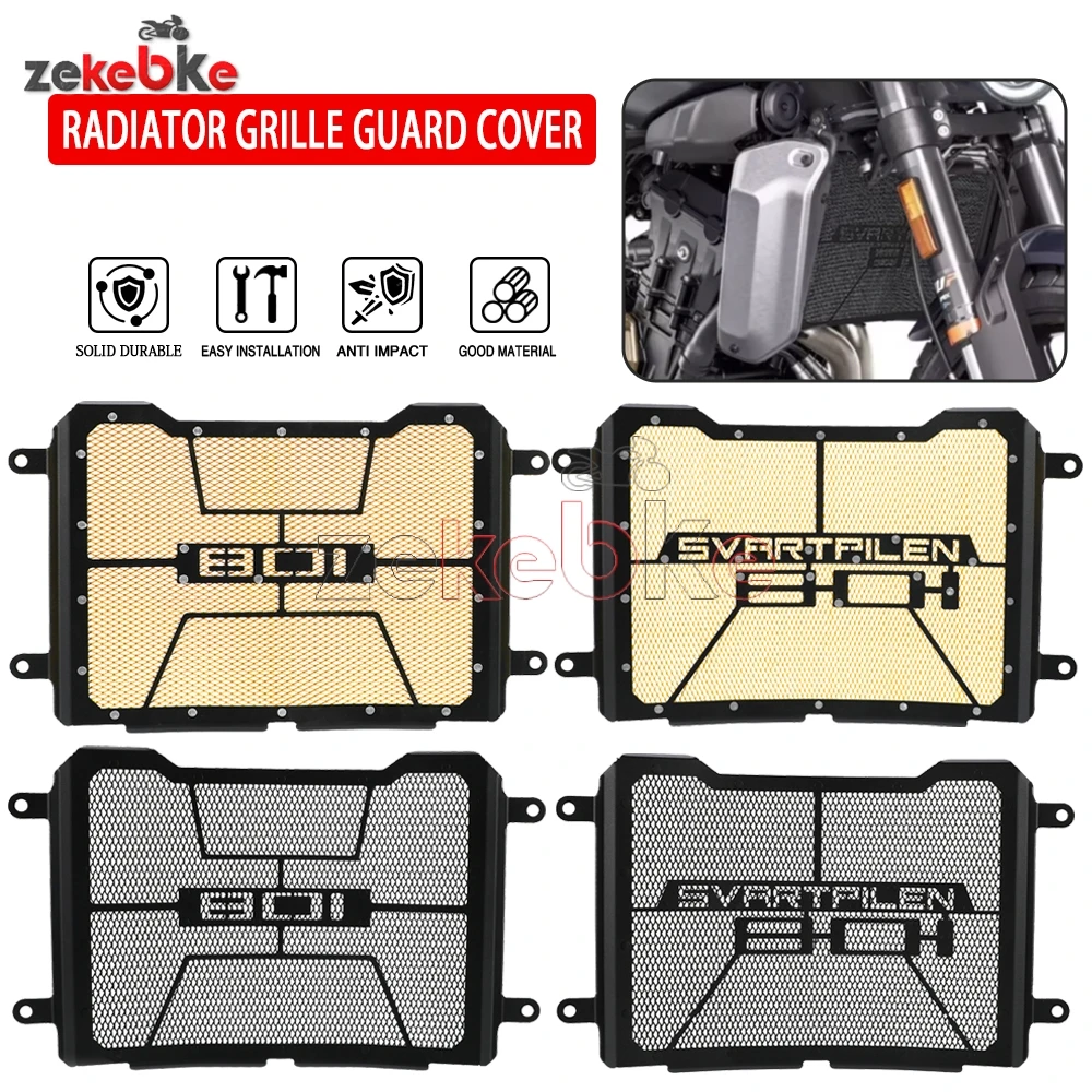 

Radiator Grille Protection Guard For Husqvarna Svartpilen 801 2024-2025-2026 Motorcycle Accessories Cooler Cover Svartpilen801