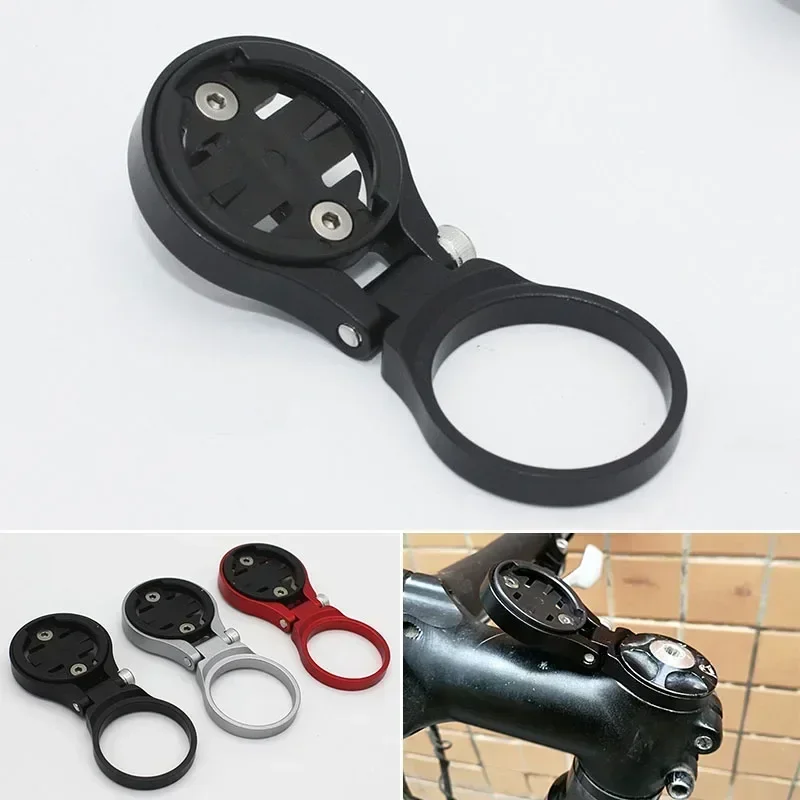 Supporto per ciclismo GPS Supporto per stelo ad angolo regolabile pieghevole anteriore Accessori Tappo superiore per cronometro Supporto per computer da bici per Garmin Edge