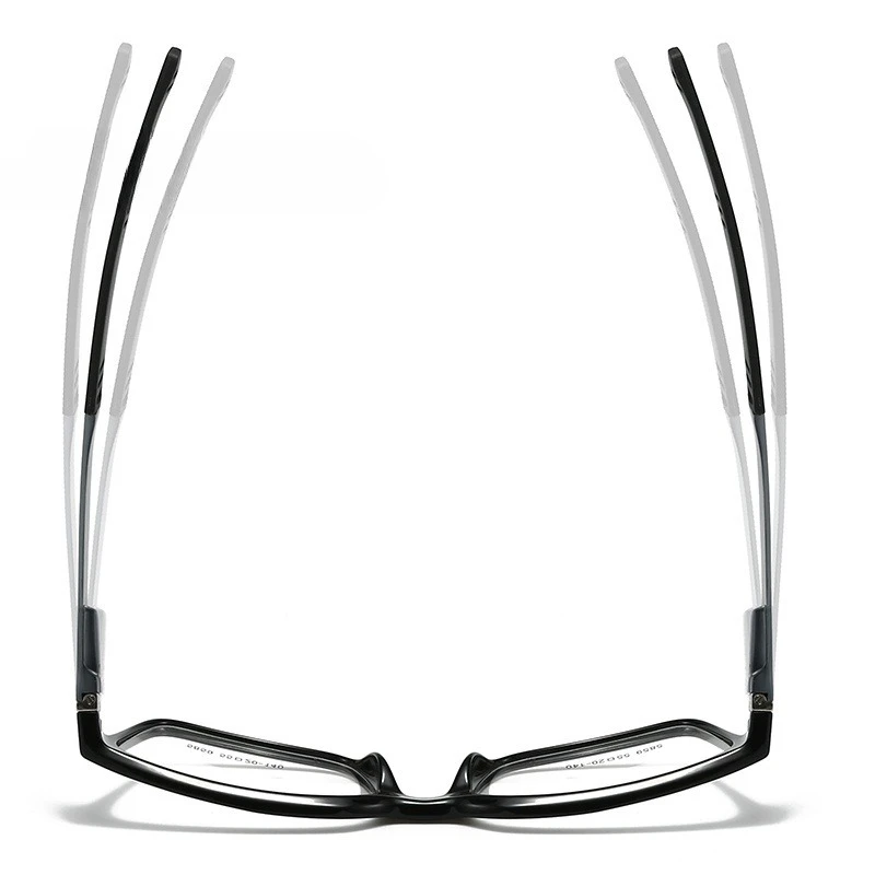 نظارات RX نظارات طبية مخصصة إطار مربع رياضي فوتوكروميك عدسات رمادية بنية لقصر النظر للرجال والنساء #5