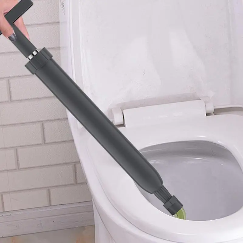 Bathroom Plunger Drain Unclogger Tool High Pressure Drain Plunger Plumber Helper Clog Remover For Kitchen Sink Bathroom Toilet