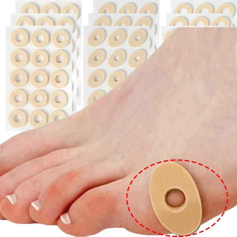 4 Sheets Anti-wear Foot Blisters Callus Cushions Shoes Heel Pad Patch Foam Removal Foot Corn Bunion Protectors Feet Care Tools