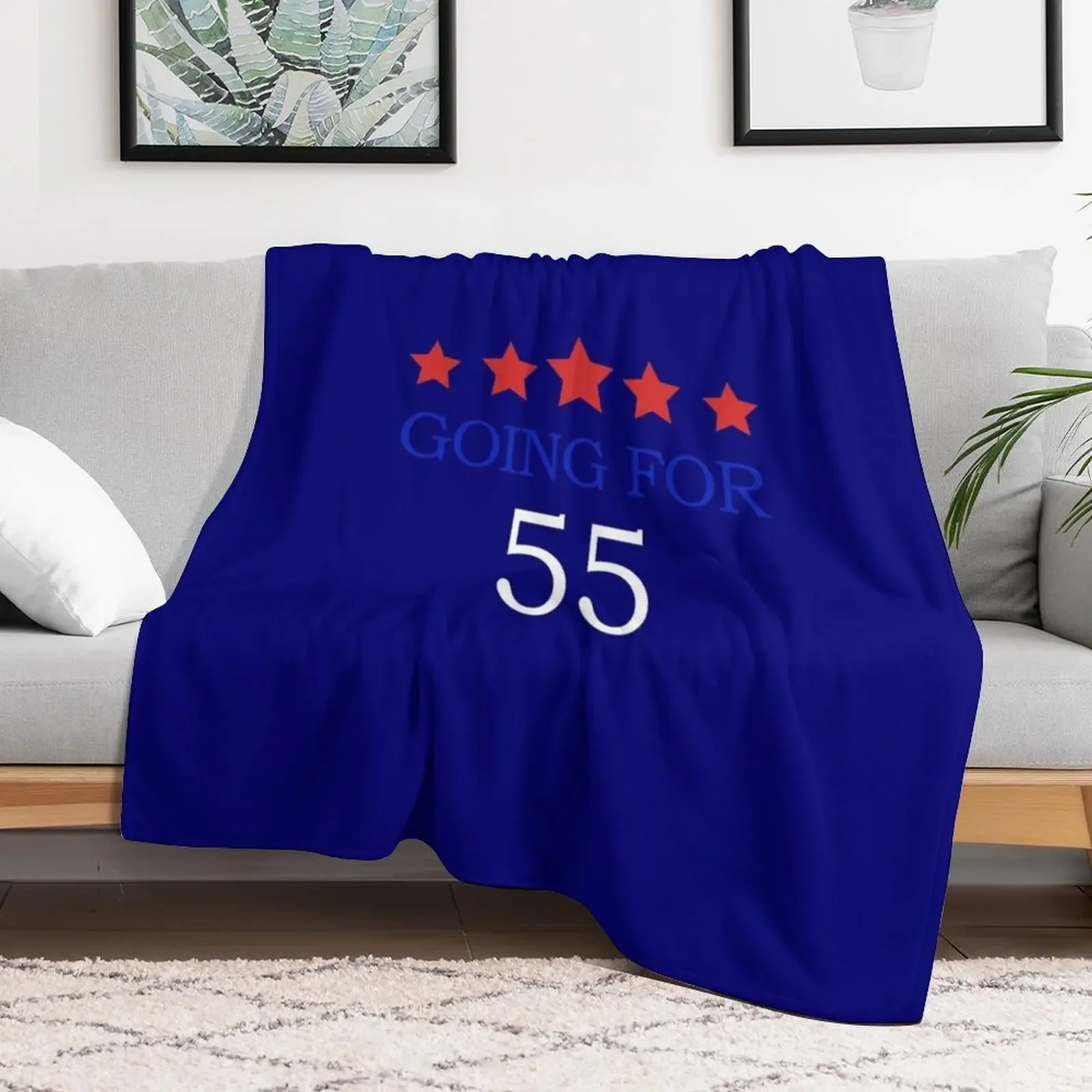 Glasgow Rangers Going for 55 blue Throw Blanket Bed Fashionable Soft Big Luxury Thicken Blankets