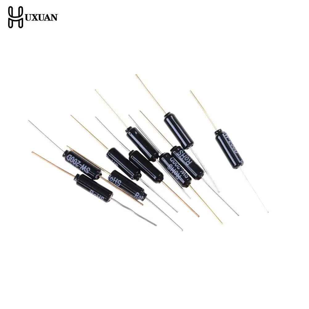 10pcs/lot Highly sensitive SW-200D ball switch angle Tilt switch Vibration Sensor Metal Ball Tilt Shaking Switch