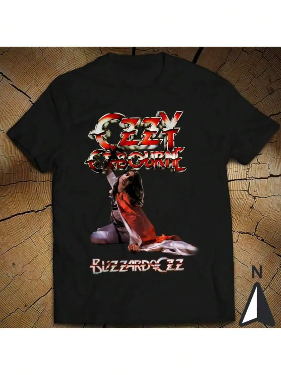 Darkness Tshirt Blizzard Ozz Speak Of The Devil 100% Cotton Trendy Y2K Short-Sleeve Tee-Soft, Quick-Drying, Moisture-Wicking;