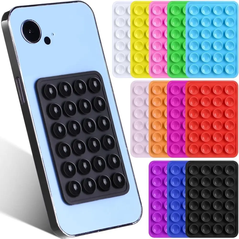 

New Adhesive Silicone Suction Pad Suction Cup Bracket Multifunction Mobile Phone Fixed Pad Durable Silicone Rubber Sucker Pad