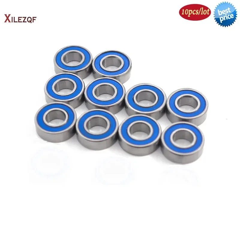 XILEZQF 5x11x4mm Sealed Bearings for 1/10 Traxxas Slash Rustler Stampede 2wd Bandit Extreme Sports Version RC Car Upgrade Parts