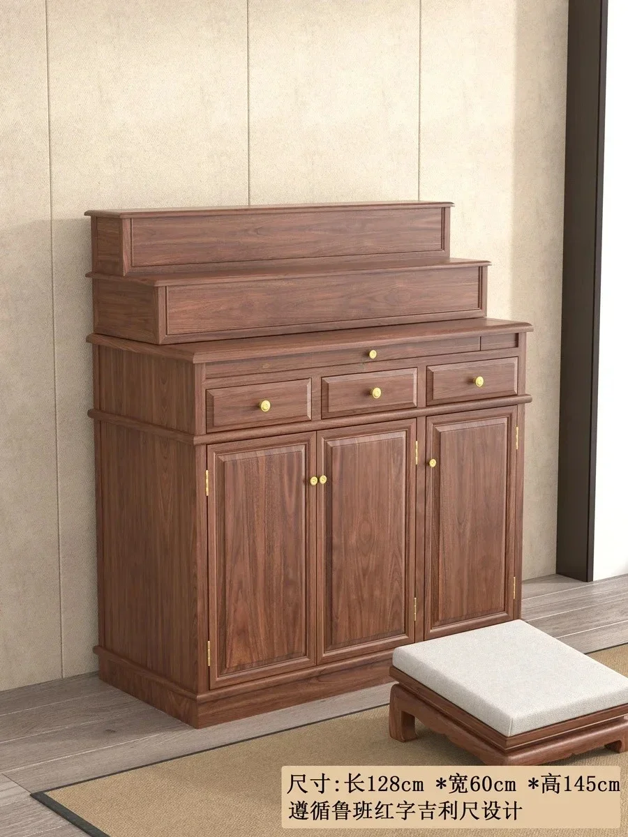 

JYGCustomized Solid Wood -Style Altar Household Three-Layer Buddhist Hall Multi-Layer Tibetan Ladder Cabinet