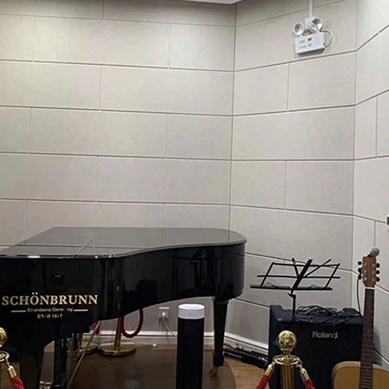 3Pcs Sound Proof Wall Panels Pared Rectangle Acoustic Panel Home Decorative For Living Room Bedroom Studio Insulation Sticker